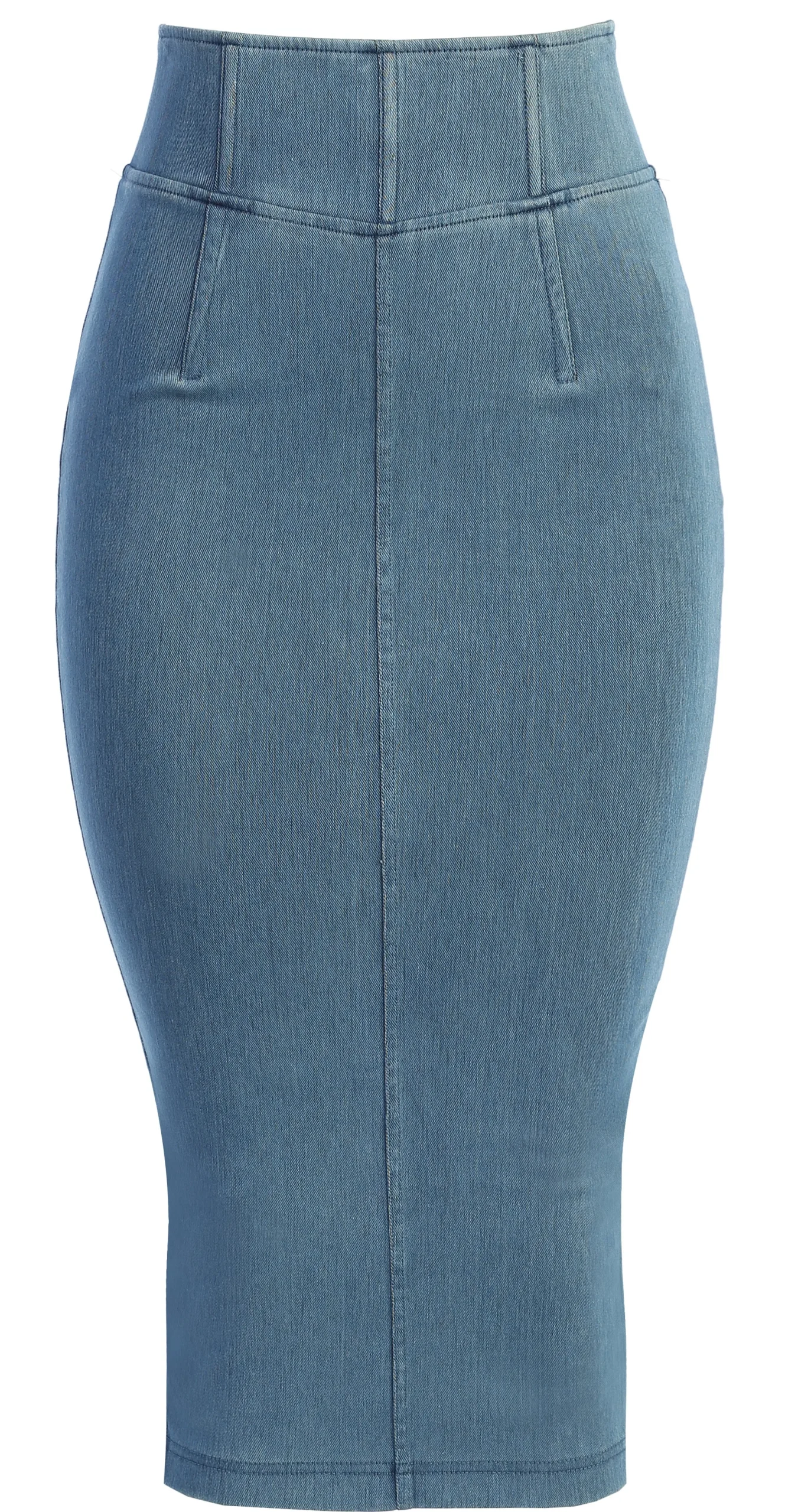 ANITA LONG DENIM SKIRT