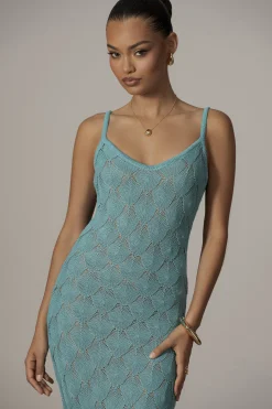 Aqua Gabriela Knit Maxi Dress