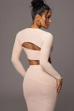 Beige All About You Skirt Set