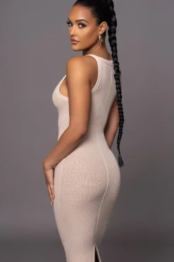 Beige Back To You Maxi Dress