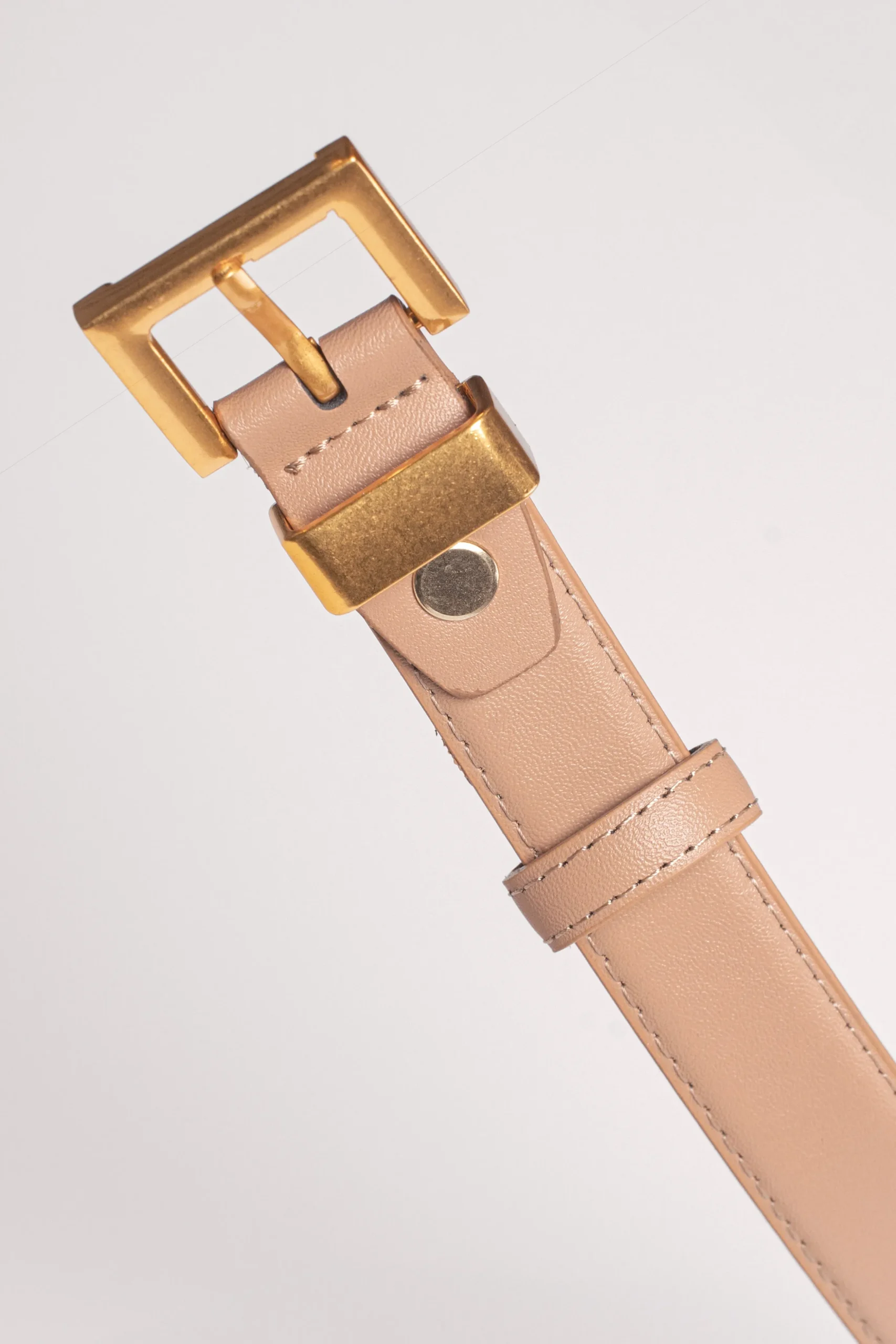 Beige Bonnie Buckle Belt