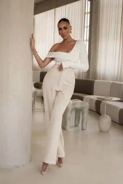 Beige Francine Pants