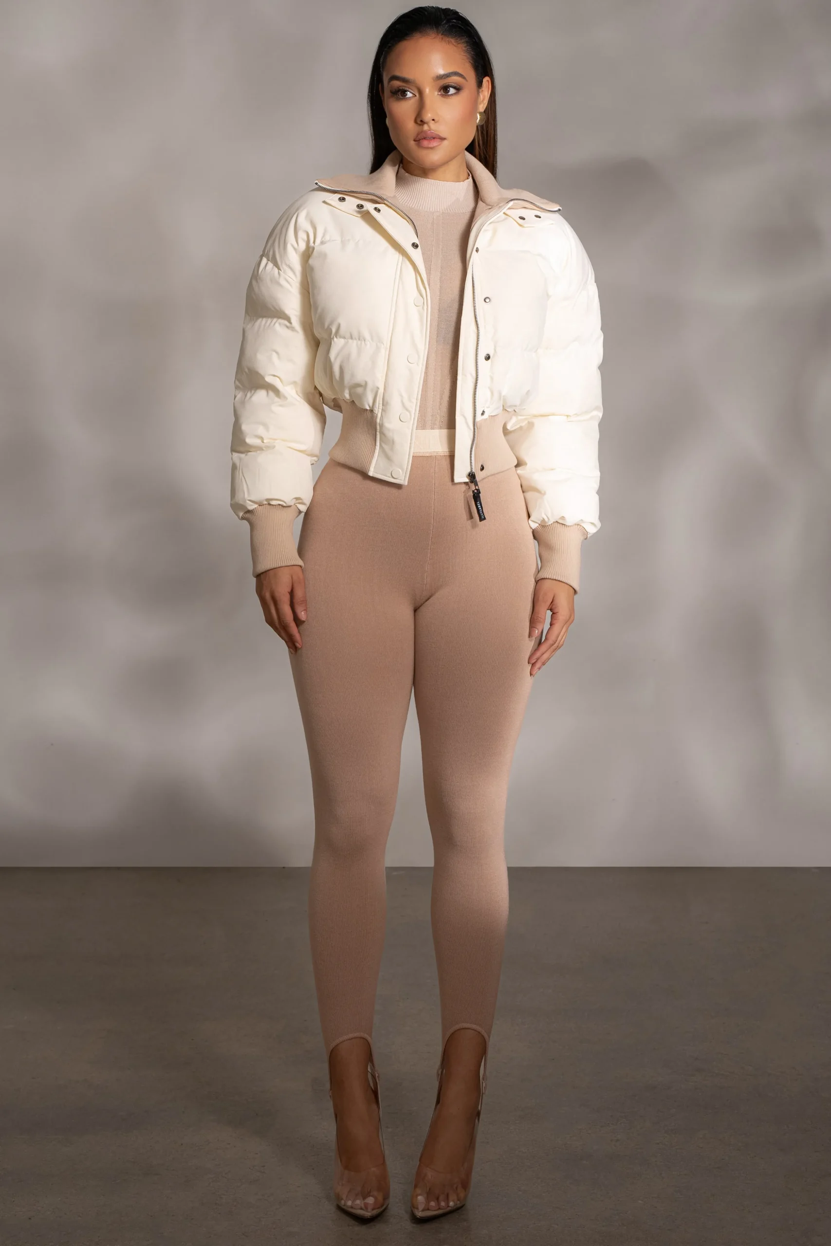 Beige Marlow Leggings