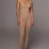 Beige Nina Mesh Pants