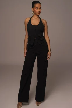 Black Aeris Pant Set
