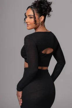 Black All About You Skirt Set