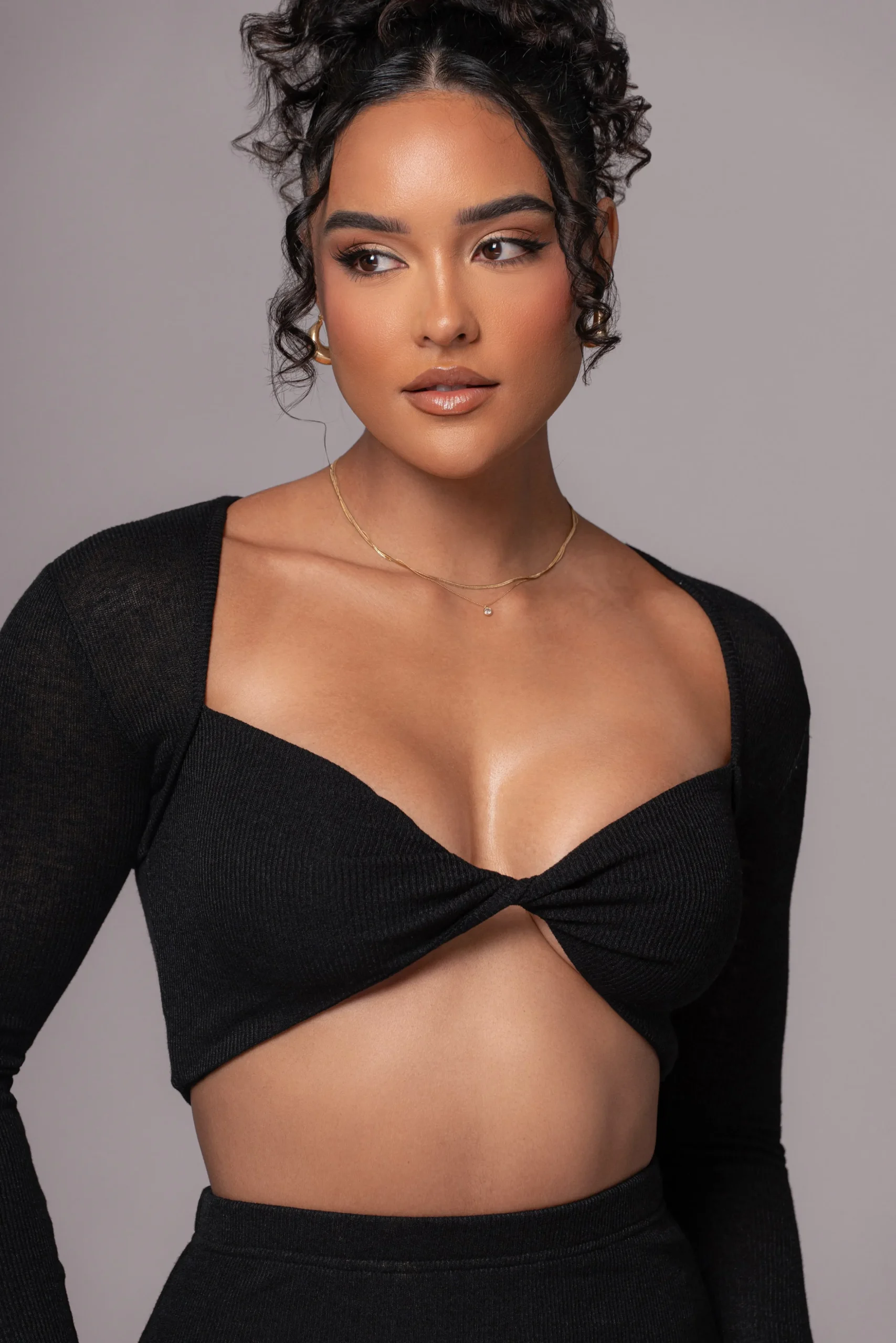 Black All About You Skirt Set