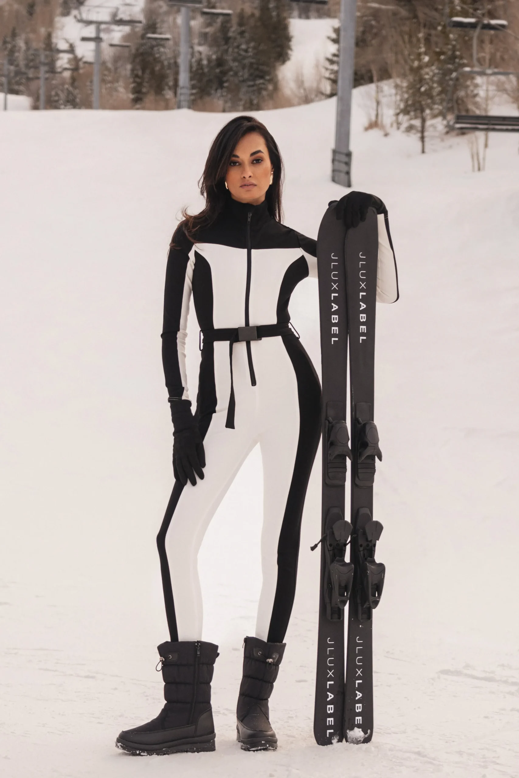 Black Arctic Rush Ski Suit