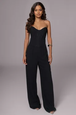 Black Beyond The Sea Linen Corset
