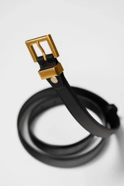 Black Bonnie Buckle Belt