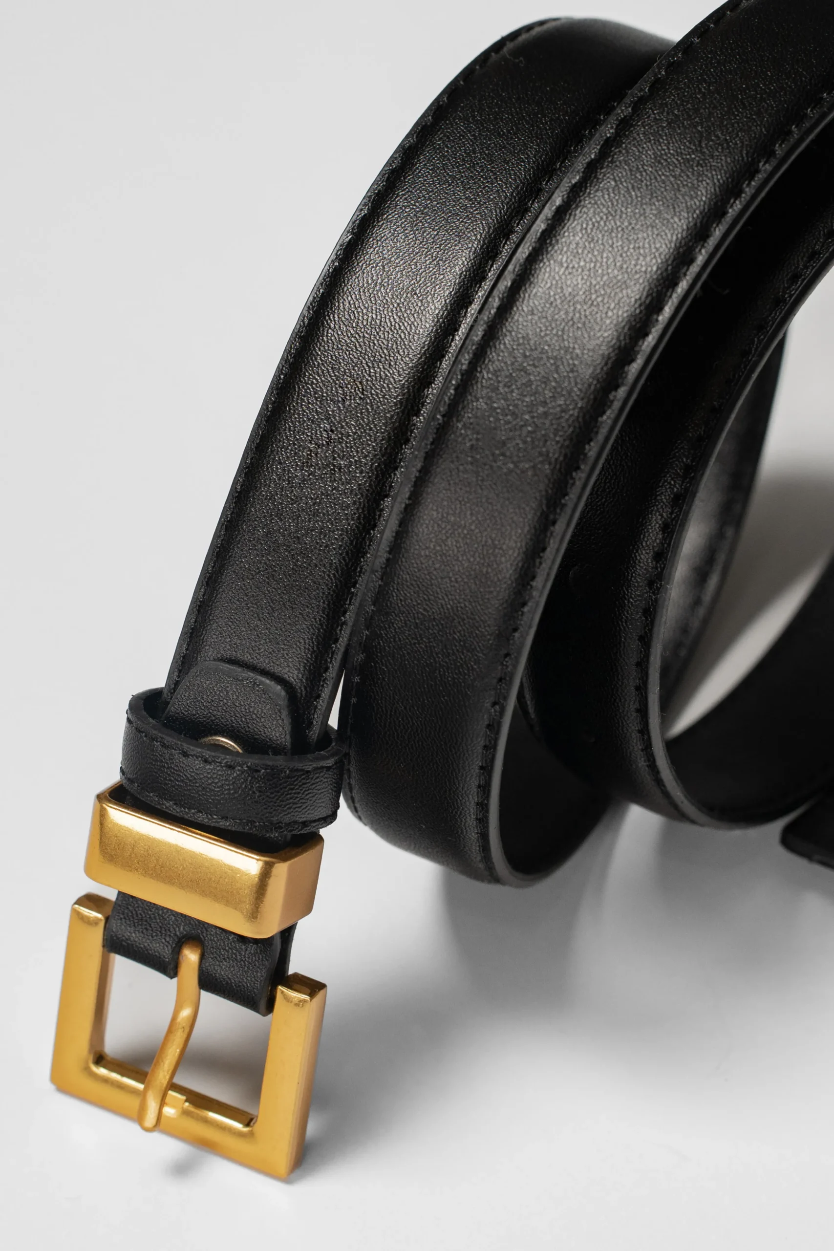 Black Bonnie Buckle Belt