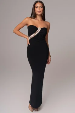 Black Clarisse One Shoulder Dress