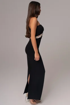 Black Clarisse One Shoulder Dress