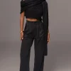 Black Classic High Rise Trousers