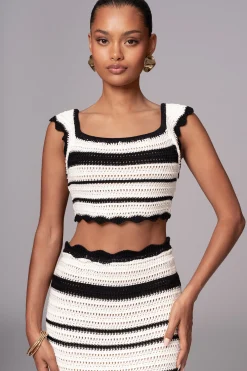 Black Corazon Ruffle Skirt Set