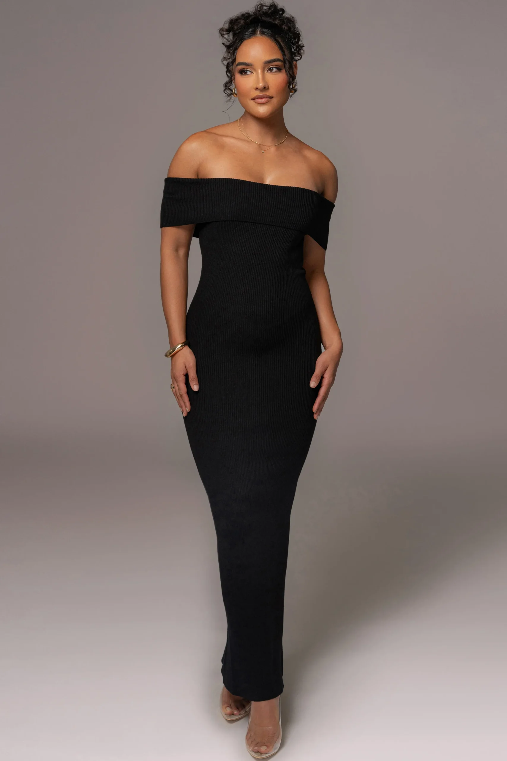 Black Custom Maxi Dress