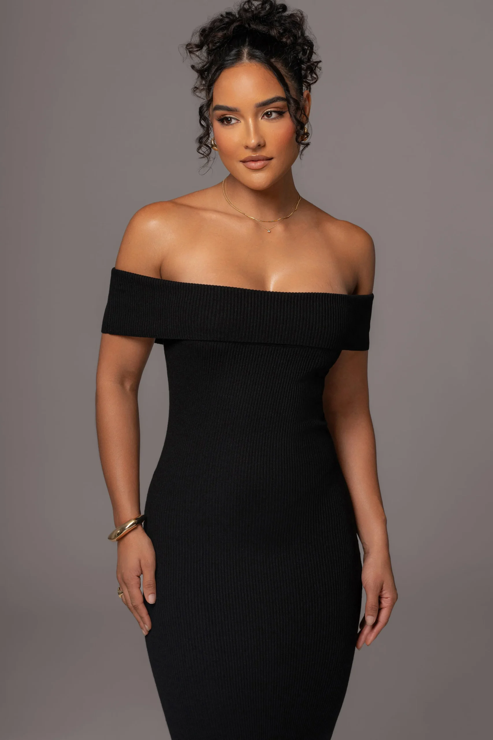 Black Custom Maxi Dress