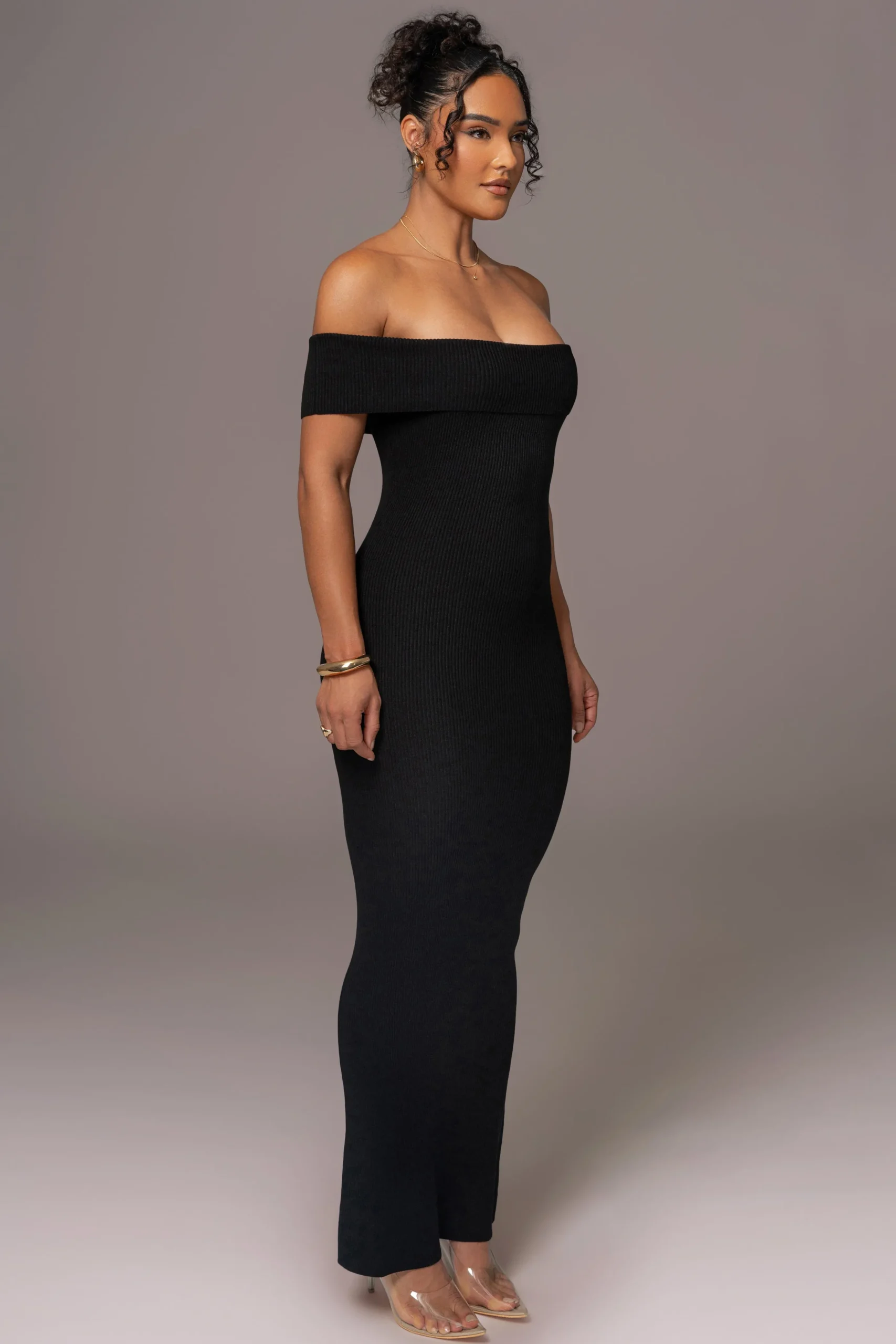 Black Custom Maxi Dress