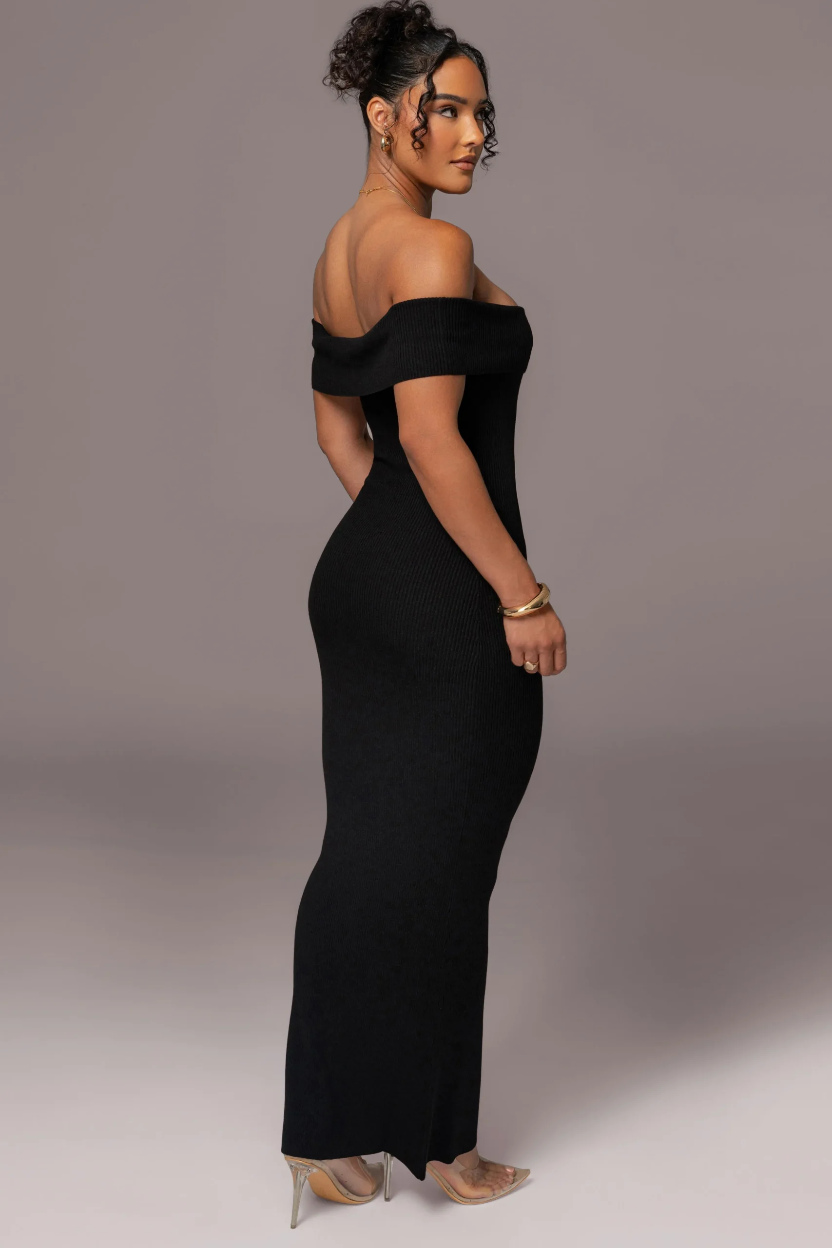 Black Custom Maxi Dress