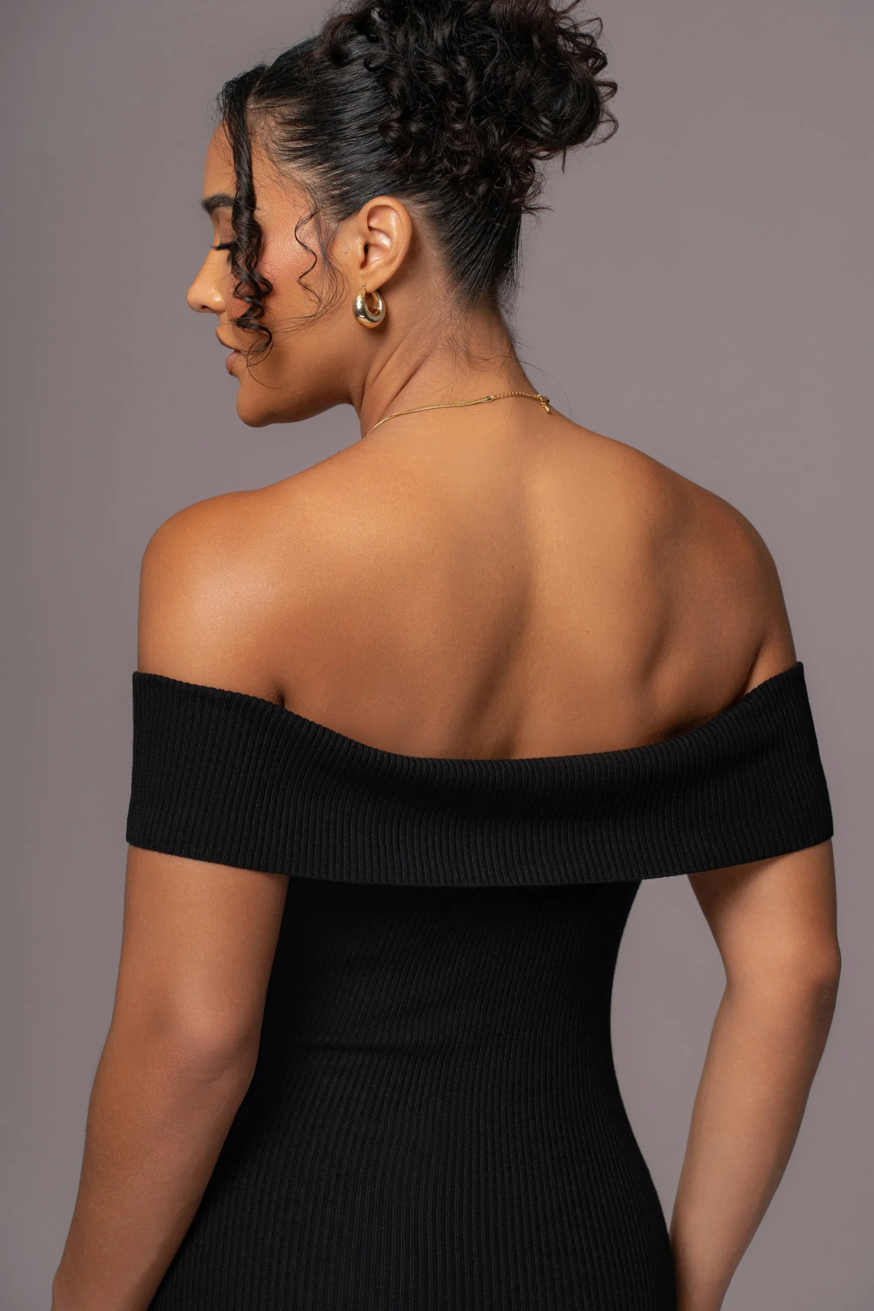 Black Custom Maxi Dress