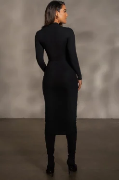 Black Dakotah Midi Dress