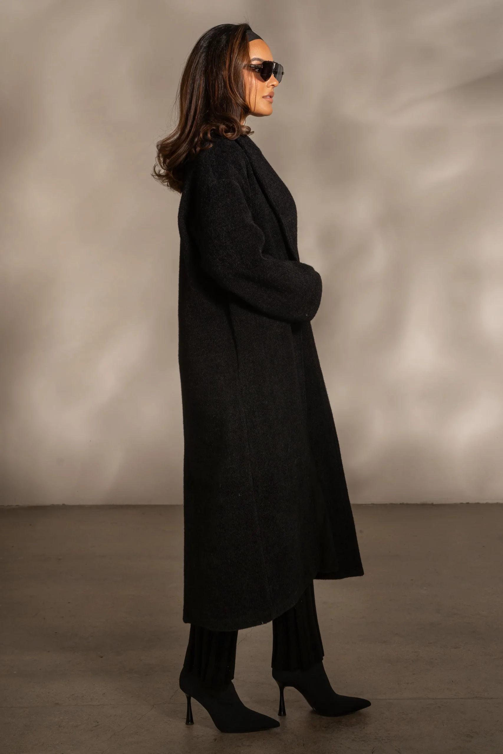 Black Dion Oversized Coat