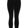 Black Effortless Knit Leggings