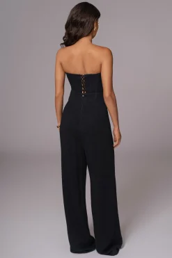 Black Explorer Linen Pants