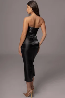Black Gala Pleated Top