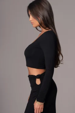Black Geneva Skirt Set