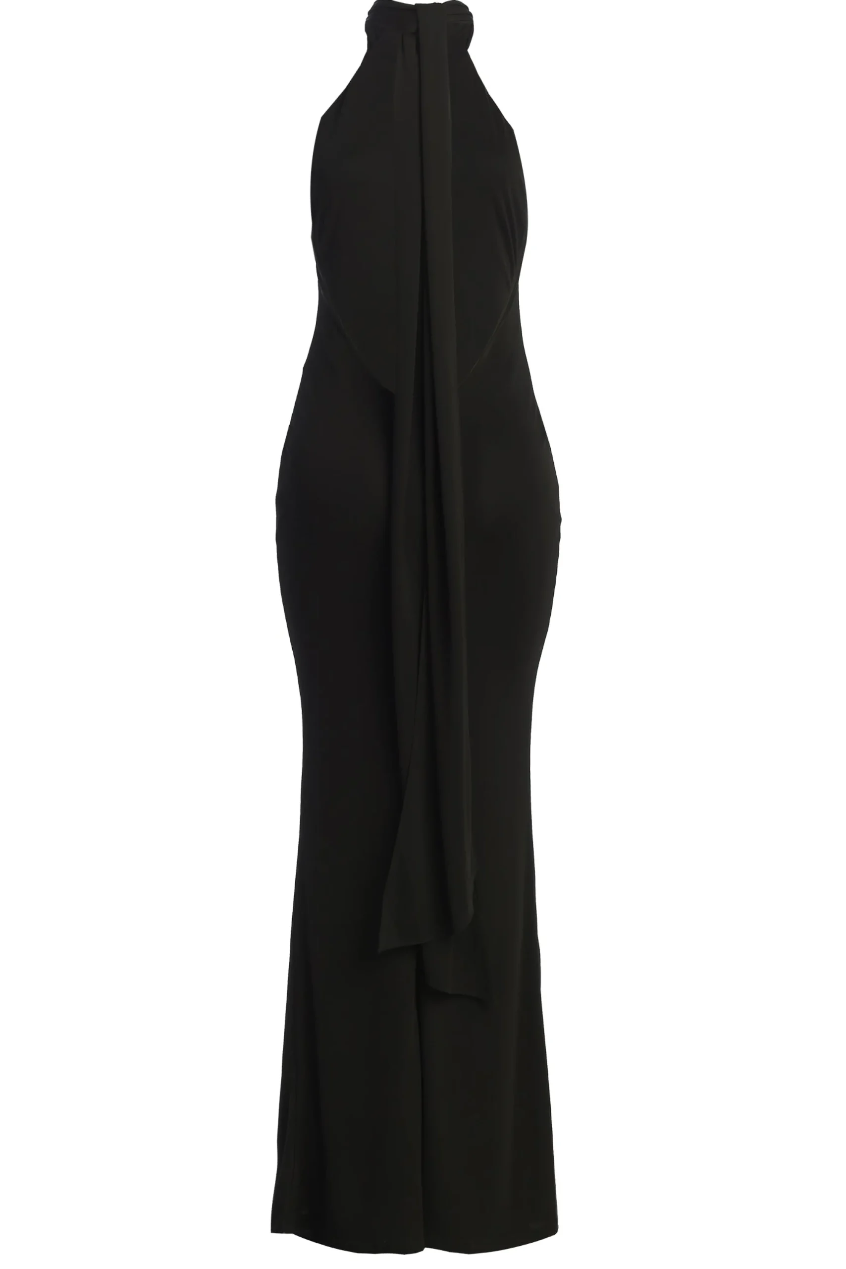 Black Golden Evening Maxi Gown