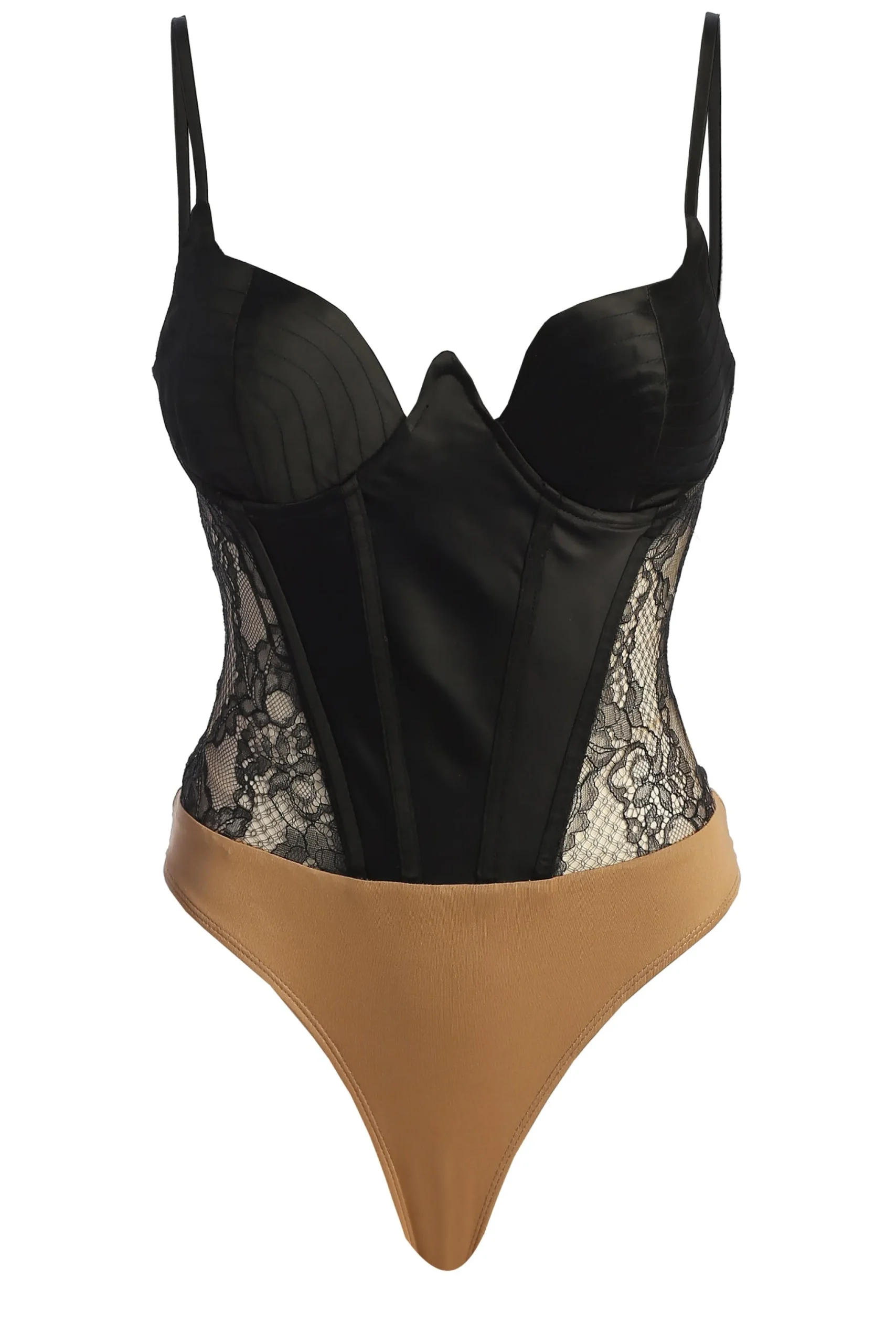 Black Incomparable Lace Bodysuit
