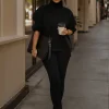 Black Jenni Turtleneck Sweater Top
