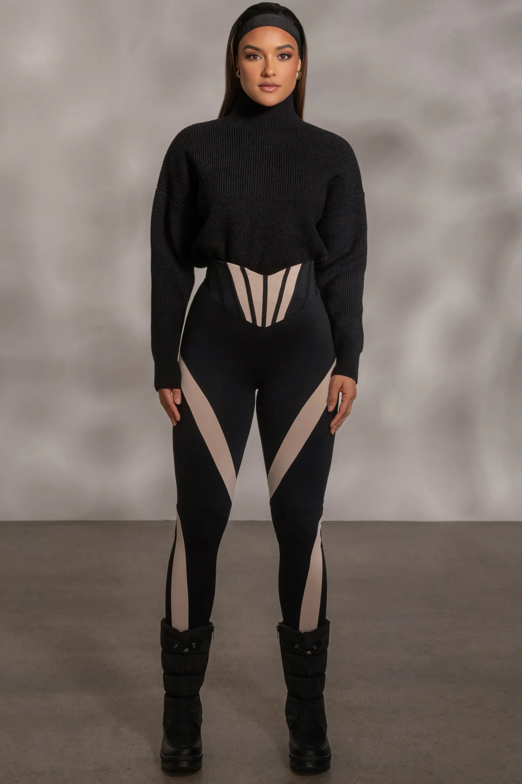Black Jenni Turtleneck Sweater Top