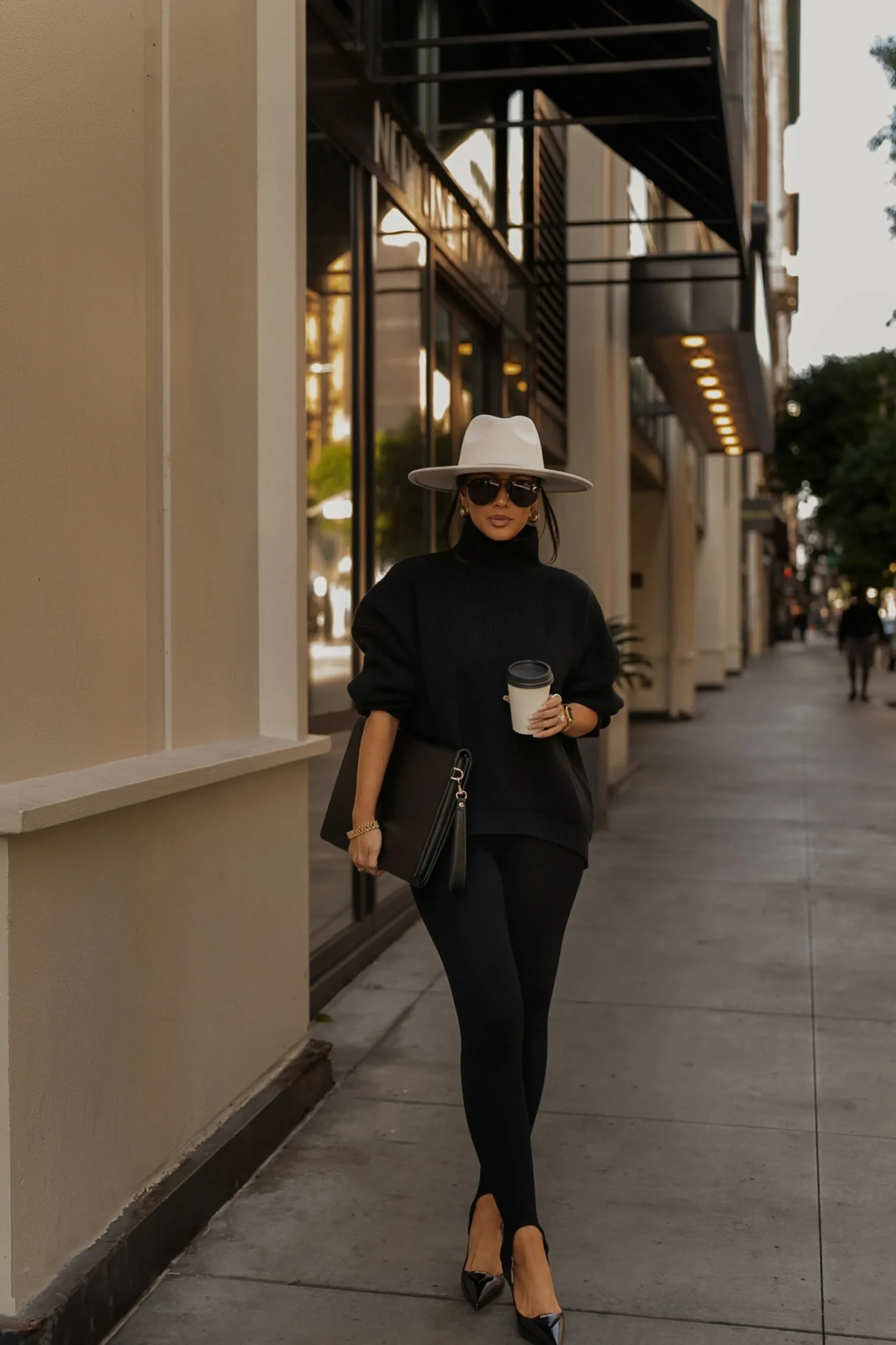 Black Jenni Turtleneck Sweater Top