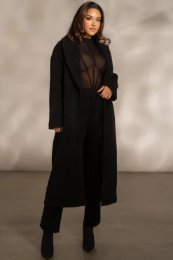 Black Lori Sheer Knit Bodysuit
