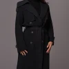 Black Maxinne Knit Coat