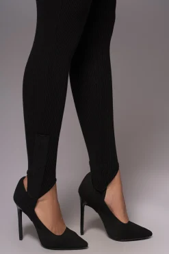Black Minna Mock Neck Jumpsuit