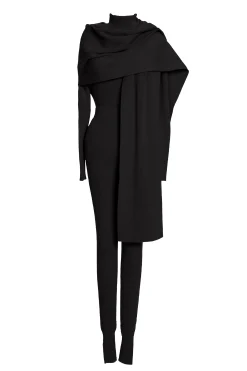 Black Naaya Ribbed Leggings
