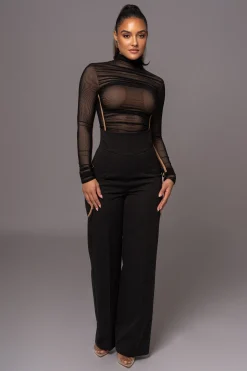Black Novena Woven Pants