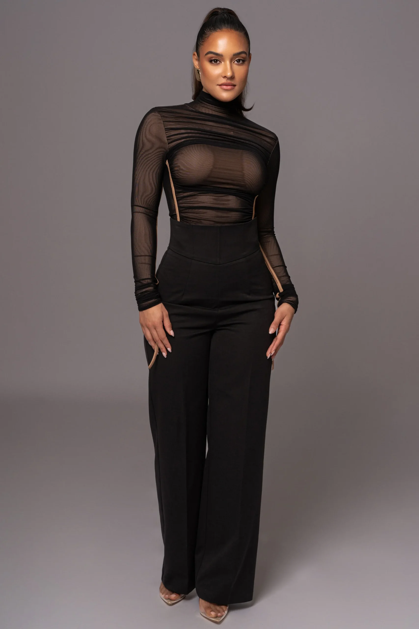 Black Novena Woven Pants