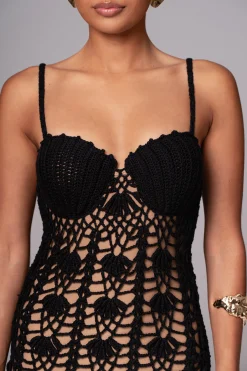 Black Odyssey Maxi Dress