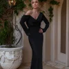 Black One And Only Satin Dress