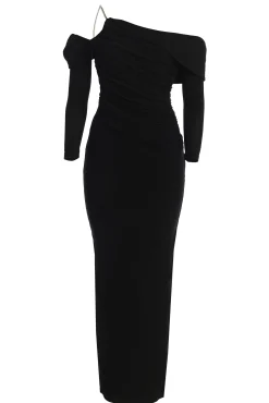 Black Serina Maxi Dress
