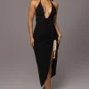Black Spring Ruched Linen Skirt