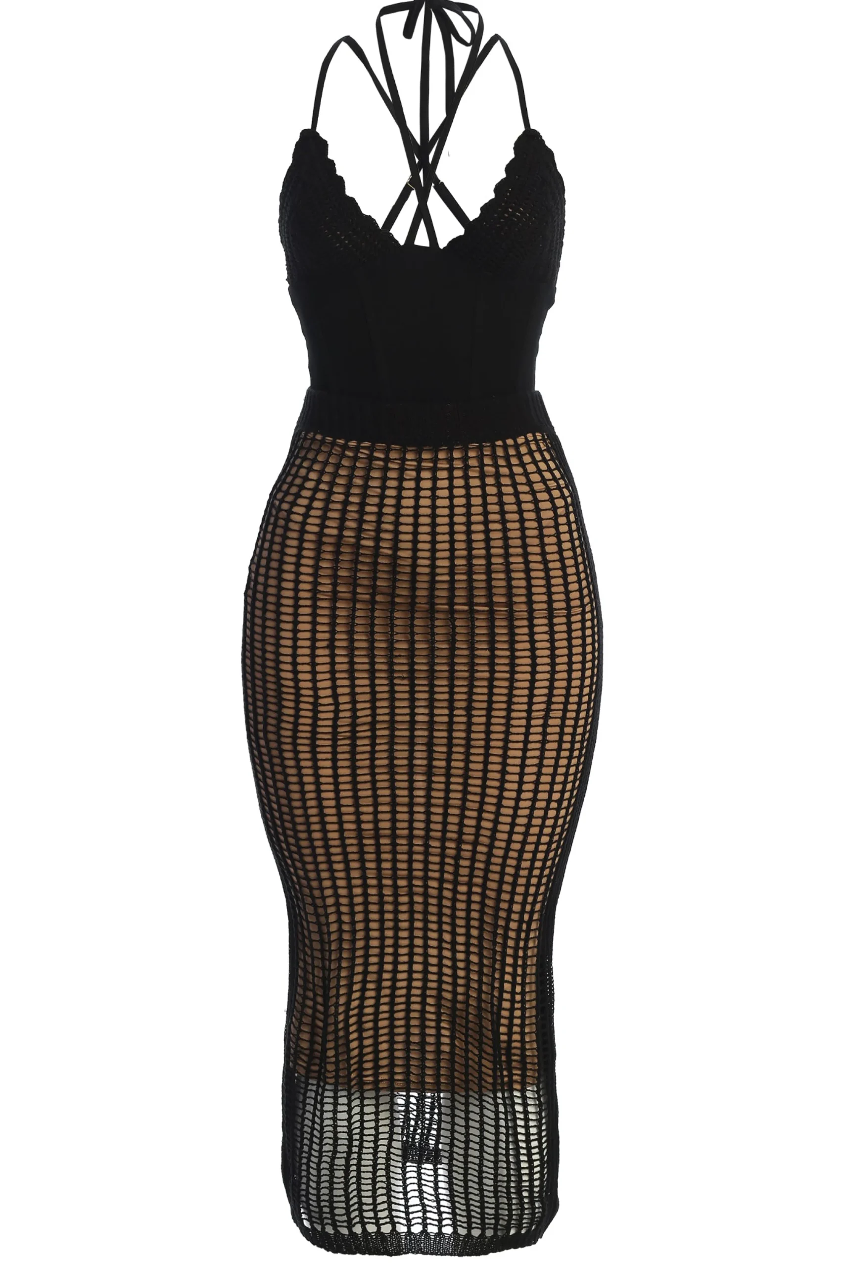 Black Summer Bliss Crochet Set