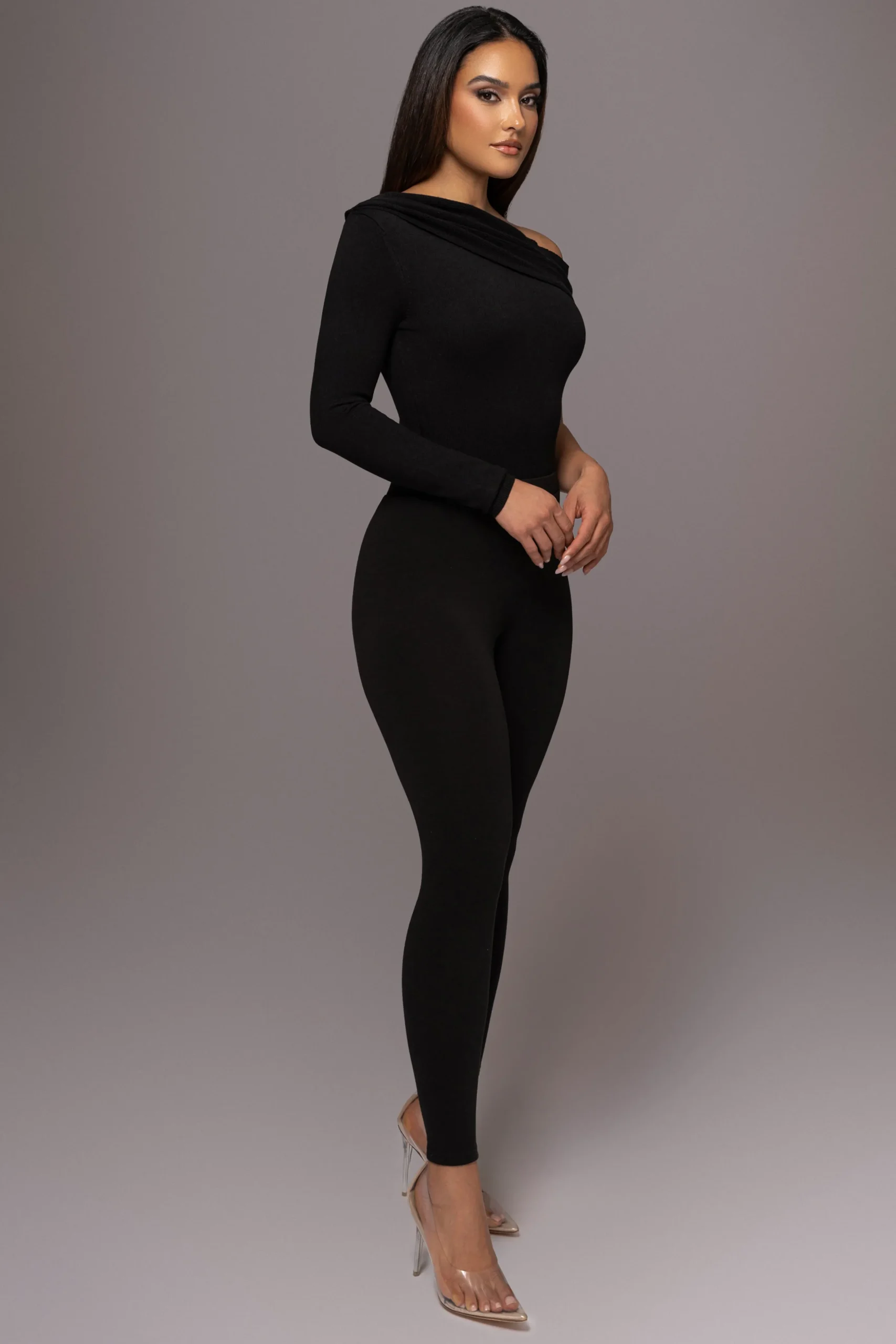 Black Transcend High Rise Leggings