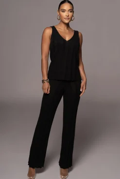 Black West Bound Sweater Set