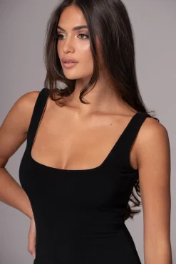 Black/Pecan Keidi Reversible Maxi Dress