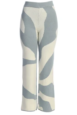 Blue Abstract Tiarra Pants